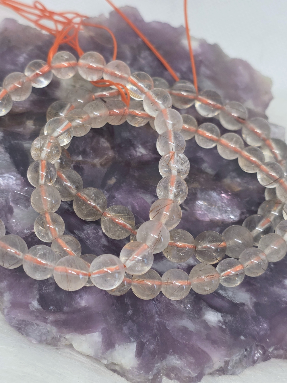 Golden Rutilated Quartz Adjustable Bracelet | Natural Crystal Bracelet